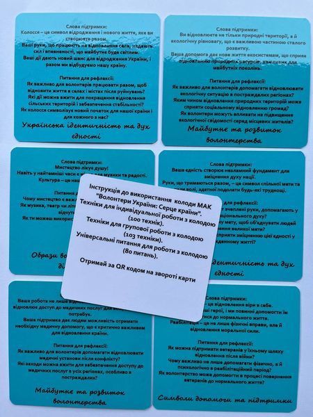 Метафоричні карти "Волонтери України: Серце країни". Ващук Наталія 14 фото