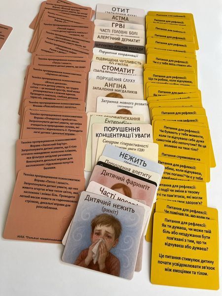 Метафоричні карти "Дитяча психосоматика". Ващук Наталія 26 фото