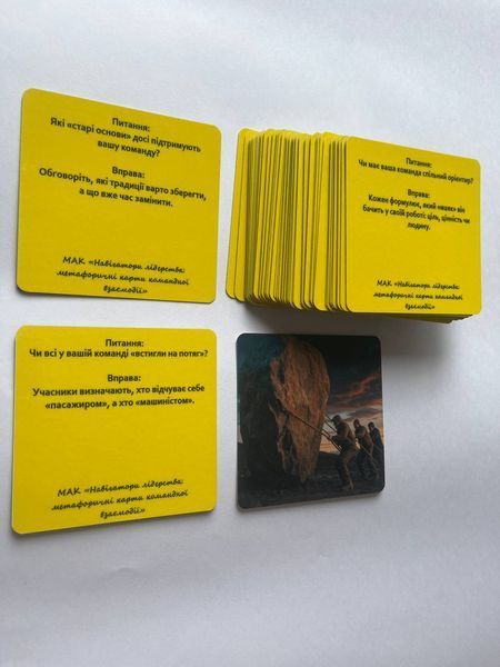 Метафоричні карти &laquo;Навігатори лідерства: карти командної взаємодії&raquo;. Ващук Наталія 129 фото