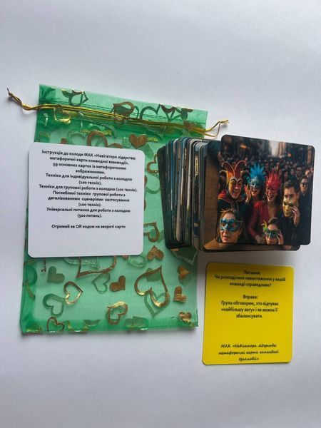 Метафоричні карти &laquo;Навігатори лідерства: карти командної взаємодії&raquo;. Ващук Наталія 129 фото