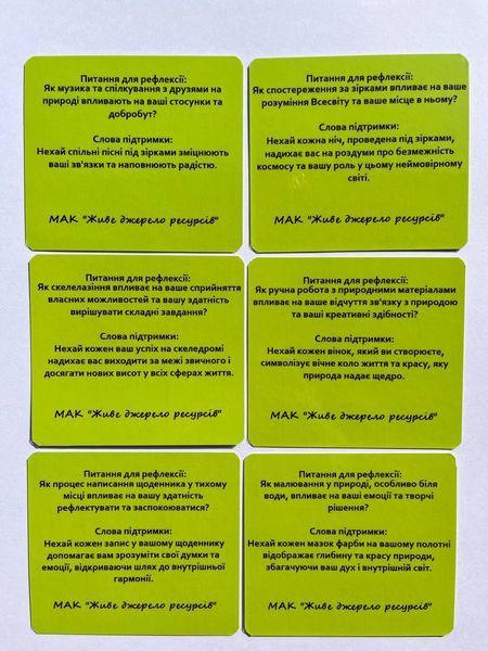 Метафоричні карти "Живе джерело ресурсів". Ващук Наталія 34 фото